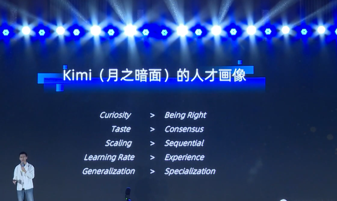 Kimi人才观演示现场