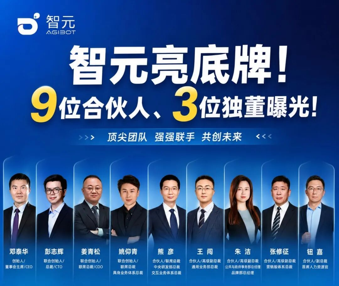 智元亮底牌：9位合伙人、3位独董曝光
